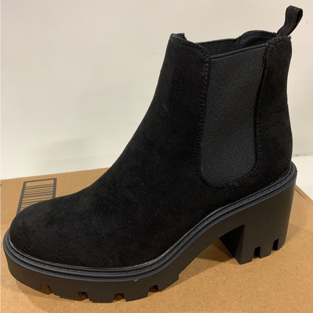 Chelsea Ankle Boots NEW RedTop Platform Heel Chunky Block Lug Sole Women’s Sz 6 - Picture 3 of 8